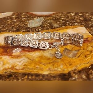 Sterling Silver Celtic Wave Bracelet